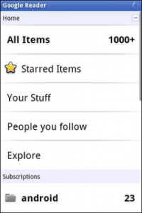 Android Google reader 200x300 Google Reader for Android 