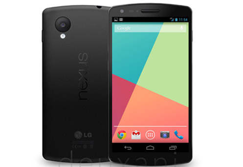 Nexus 5 spotted and ready to go!
