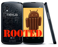 How to Root Nexus 4 Android 4.4 – easiest rooting in the world!